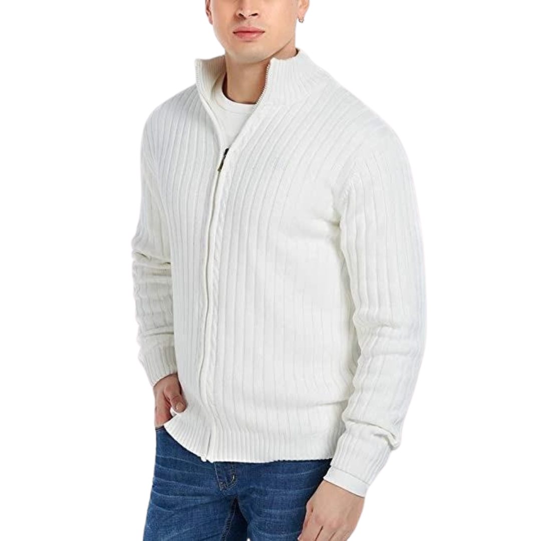 Katie | Men’s Ribbed Zip-Up Jacket