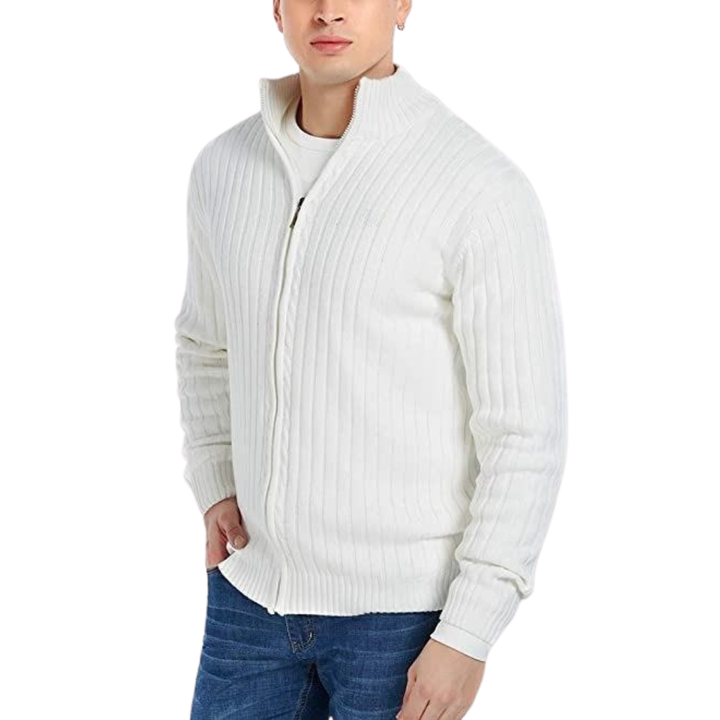 Katie | Men’s Ribbed Zip-Up Jacket