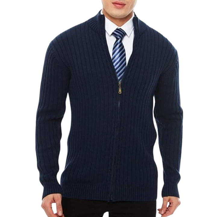 Katie | Men’s Ribbed Zip-Up Jacket