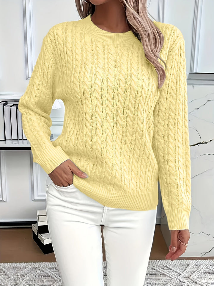 Evelyn | Cable Knit Sweater
