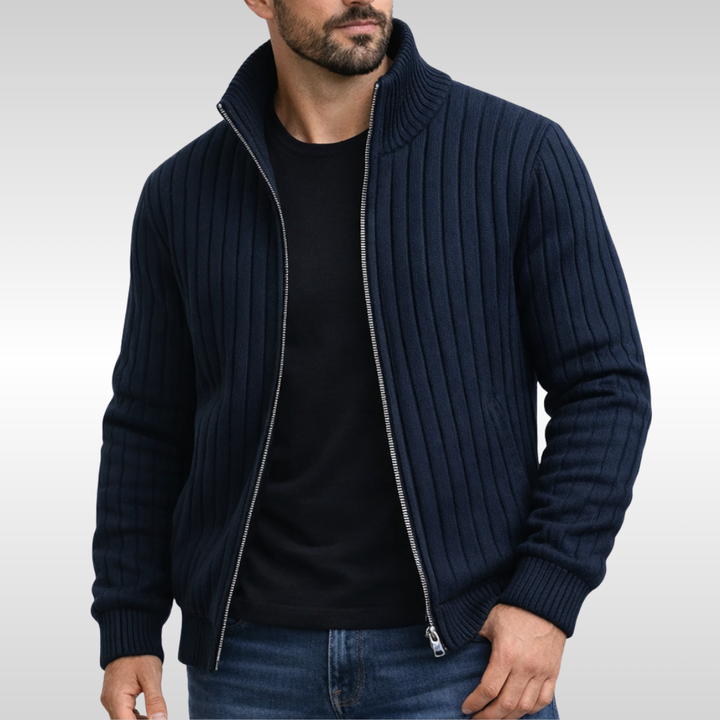 Katie | Men’s Ribbed Zip-Up Jacket