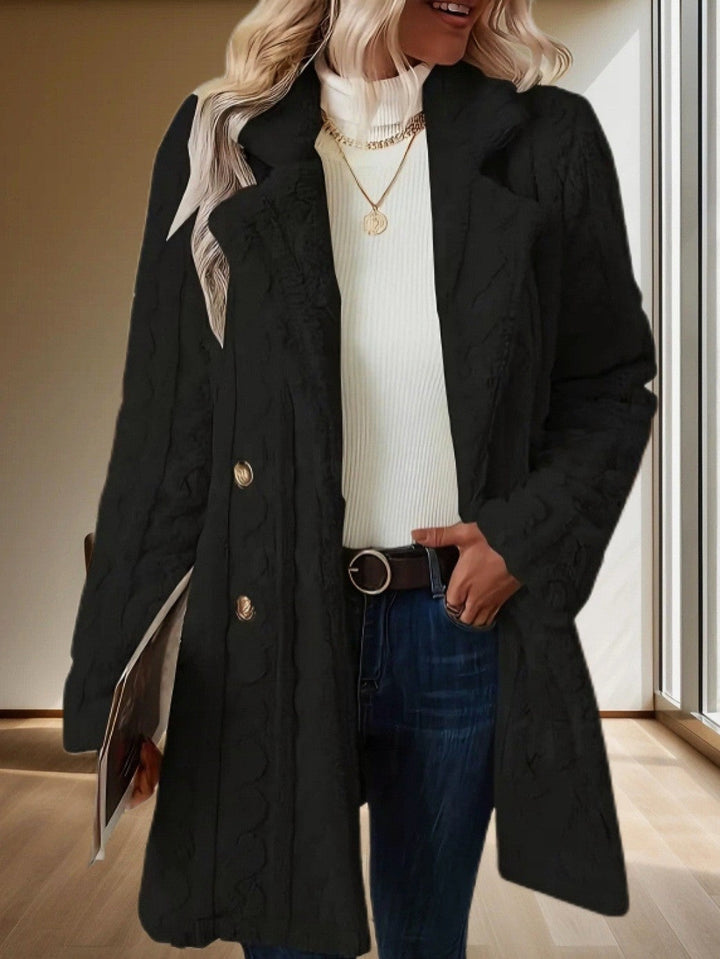 Grace | Luxe Cable-Knit Cardigan Coat