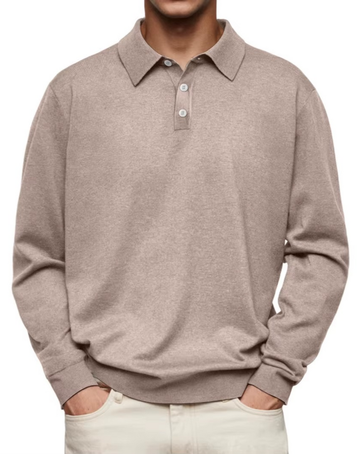 Ethan | Long Sleeve Polo