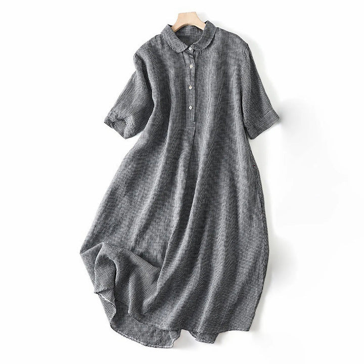 Rosalie | Checked Maxi Dress