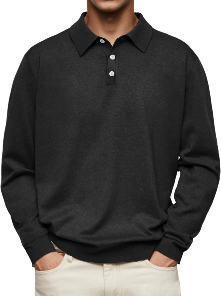 Ethan | Long Sleeve Polo