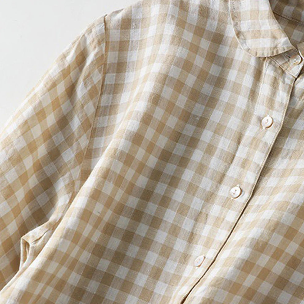 Rosalie | Checked Maxi Dress