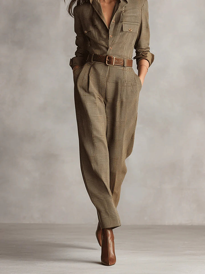 Evelaine | Elegant Tailored Jumpsuit