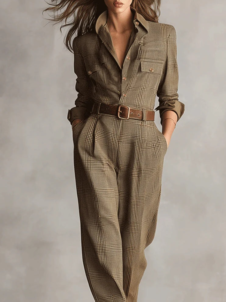 Evelaine | Elegant Tailored Jumpsuit