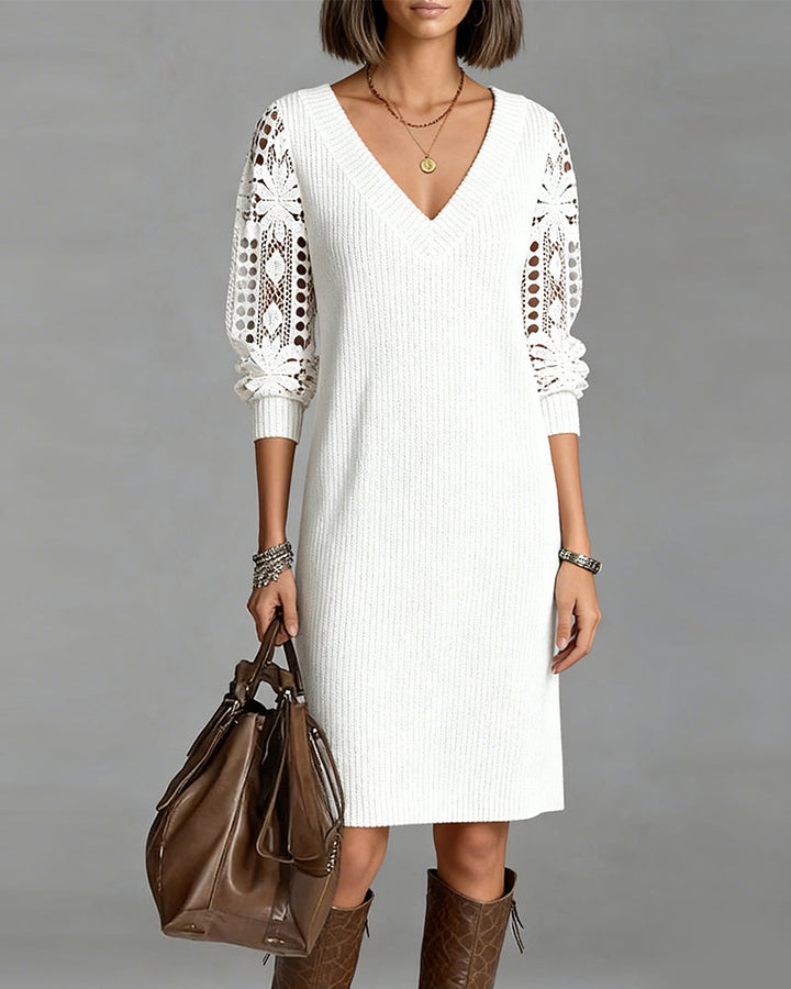 Brielle | V-Neck Lace Dress