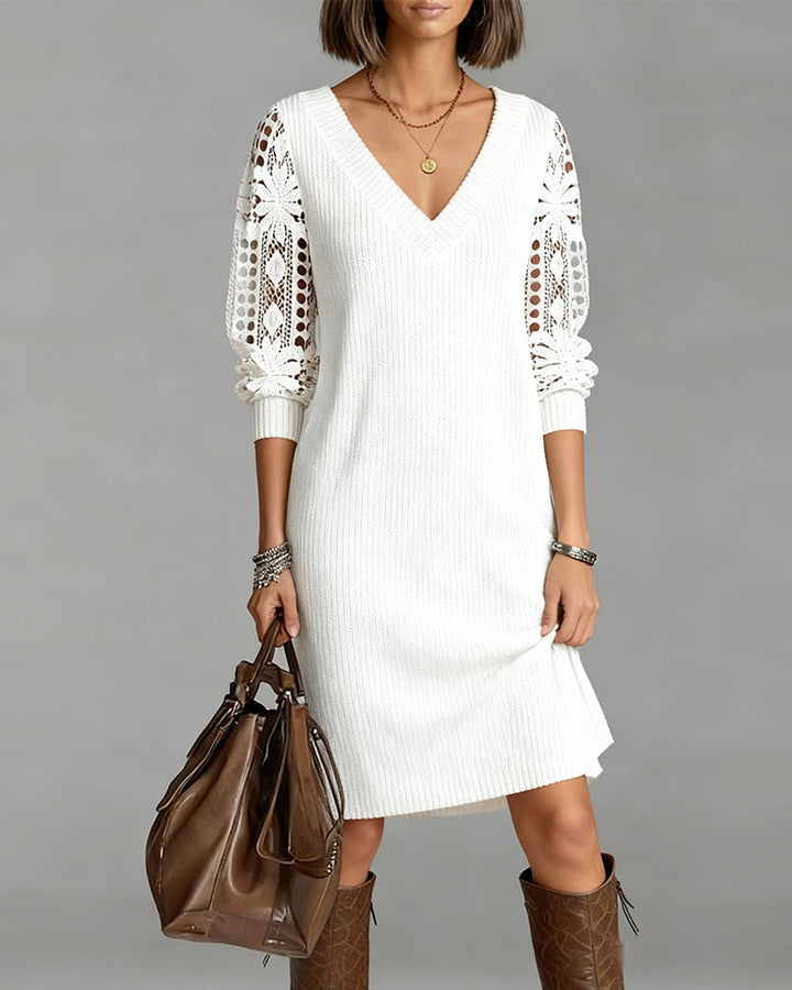 Brielle | V-Neck Lace Dress